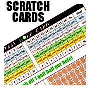 golf scratch cards